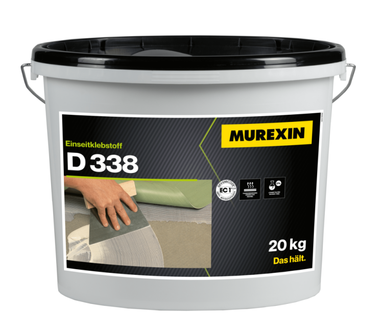 דבק אקרילי להדבקת PVC מקצועי D338 murexin