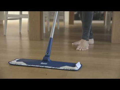 בונה מופ מוט יישום טלסקופי + ראש מסתובב + פד ניקוי כחול