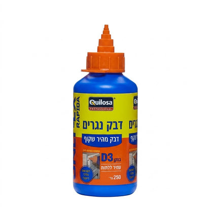 דבק נגרים שקוף ביבוש תקן d3
