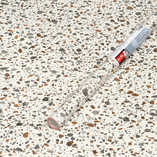 טפט מדבקה D-C-FIX דמוי שיש לעיצוב וחיפוי משטחים Terrazzo