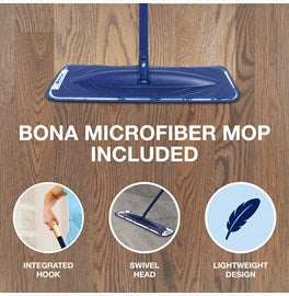 ערכת ניקוי לרצפות עץ (Bona Wood Floor Cleaner Kit)