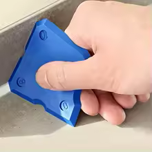 סט כלי איטום סיליקון כחול 4 חלקים להחלקת סיליקון וקווי איטום