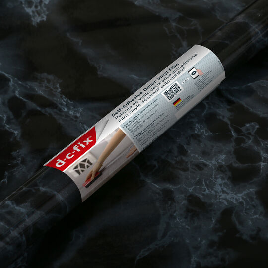 טפט מדבקה D-C-FIX דמוי שיש לעיצוב וחיפוי משטחים Marmi schwarz