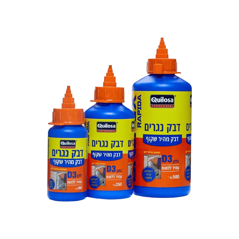 דבק נגרים שקוף ביבוש תקן d3